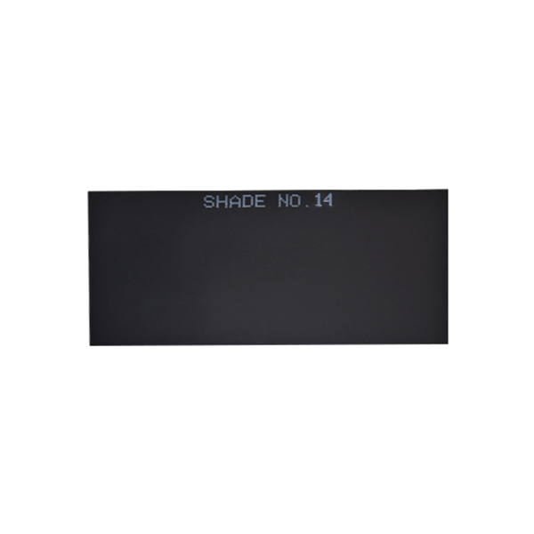 Una etiqueta rectangular negra con texto blanco que dice "tono n.º 14" centrado en la etiqueta. el fondo es sencillo, lo que mejora la visibilidad y se centra en el texto de la etiqueta.