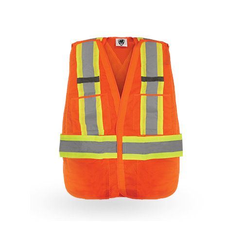 Chaleco Súper Visibilidad Ajustable Naranja | MRS SR1034 NJ Unitalla