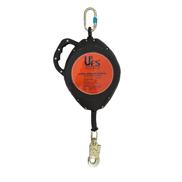 Autorretráctil con Amortiguador y Cable de Acero UFS USP-16000(20) 20 m (65 ft)