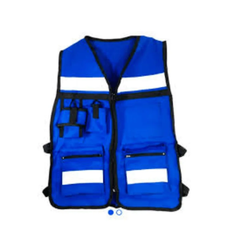 Chaleco de Seguridad Tipo Brigadista Alta Visibilidad con Reflejante