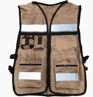 Chaleco Tipo Brigadista Con Reflejante Alta Visibilidad - Imagen 3