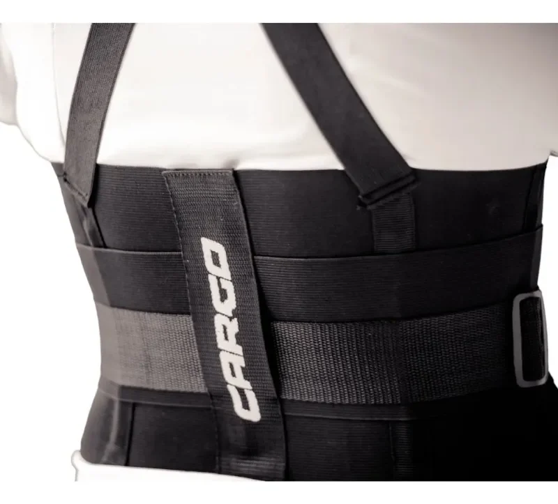 Faja Elástica con Tercer Cinto Modelo Cargo Negro AS-4250