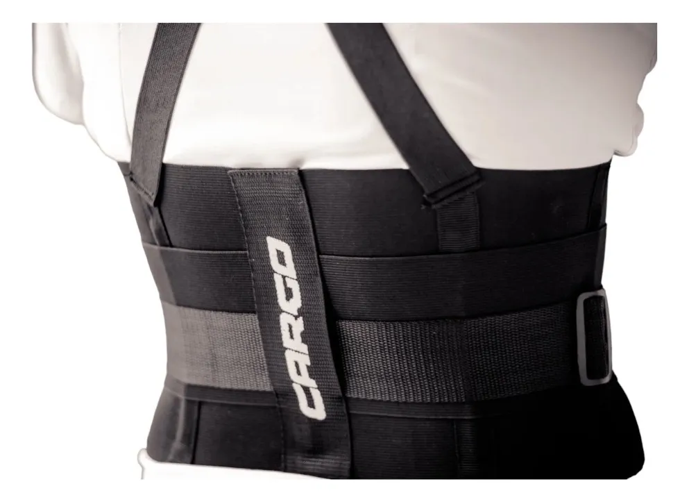 Faja Elástica con Tercer Cinto Modelo Cargo Negro AS-4250