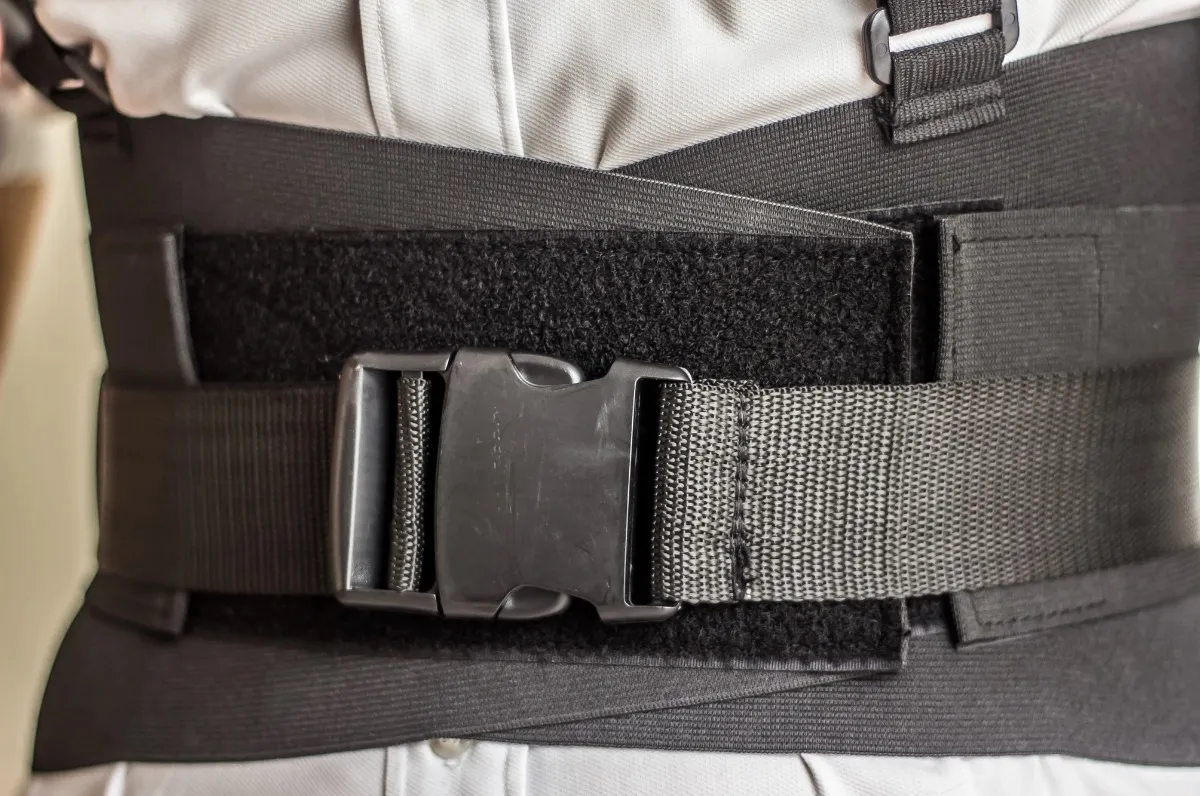 Faja Elástica con Tercer Cinto Modelo Cargo Negro AS-4250 - Imagen 2