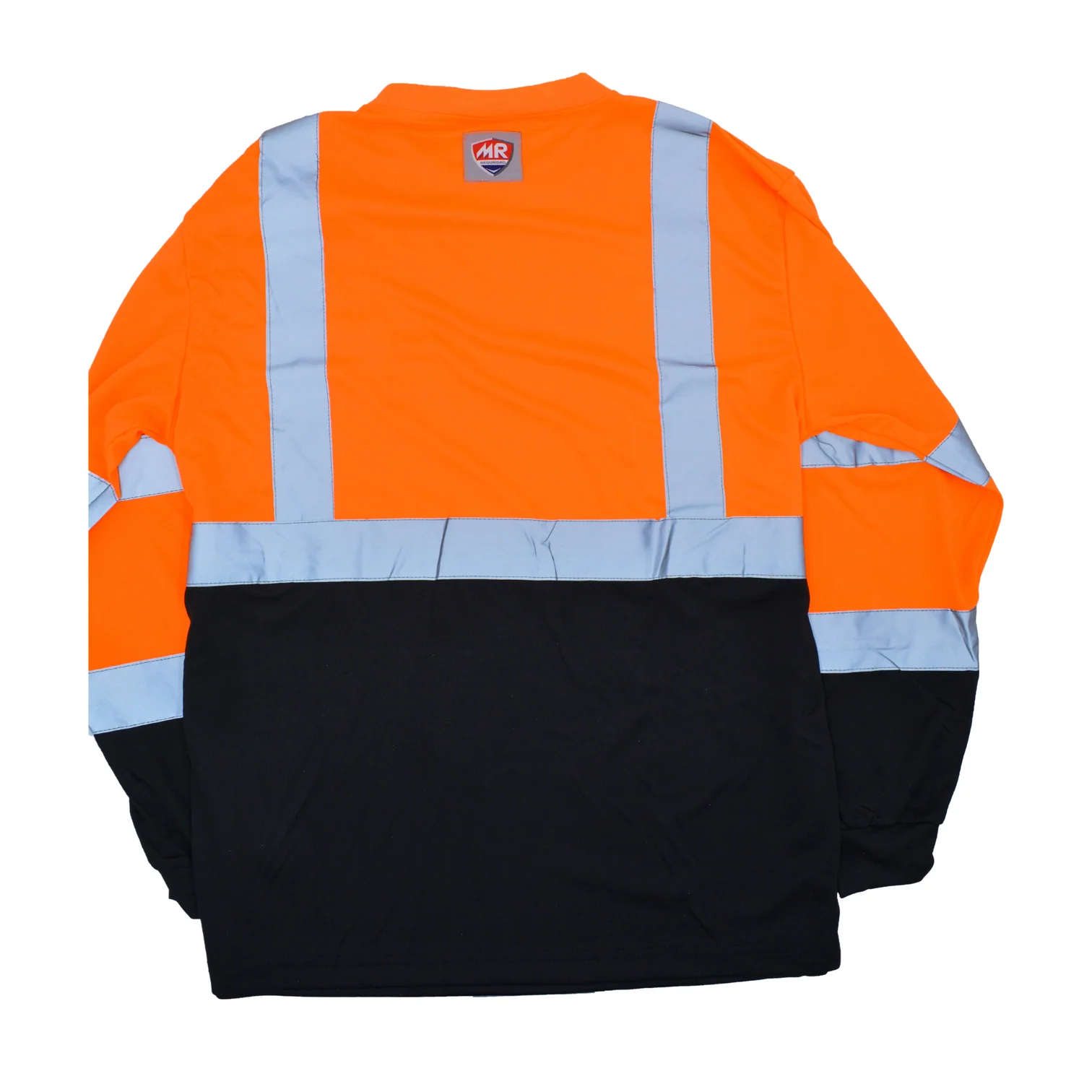 Playera reflejante naranja manga larga de seguridad industrial sr1047