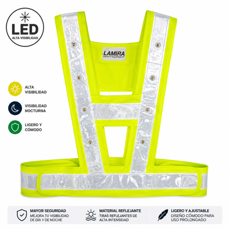 Chaleco Led de seguridad